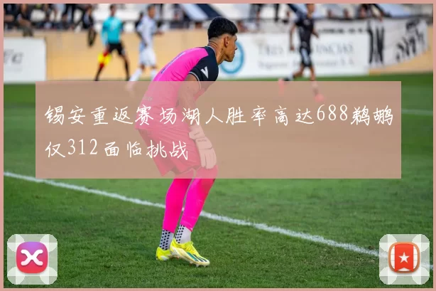 锡安重返赛场湖人胜率高达688鹈鹕仅312面临挑战